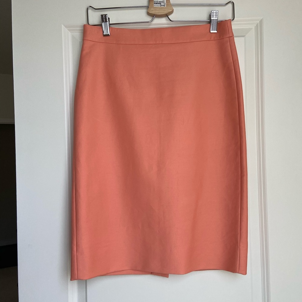 J.Crew Peach No.2 Pencil Skirt